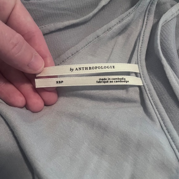 NWOT Anthropologie Women's Blue Sleeveless Top Size XSP - Picture 3 of 3